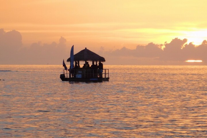 a boat on a body of water